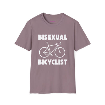 Bisexual (Road) Bicyclist  // Unisex Softstyle T-Shirt