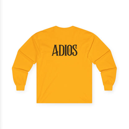 Howdy & Adios // Unisex Long Sleeve Tee | Casual Cotton Top for Friends & Farewells
