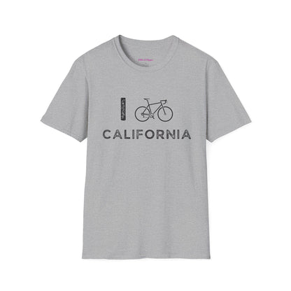 I (Road) Bike California // Unisex Softstyle T-Shirt