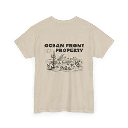 Ocean Front Property - Double-sided // Unisex Heavy Cotton Tee