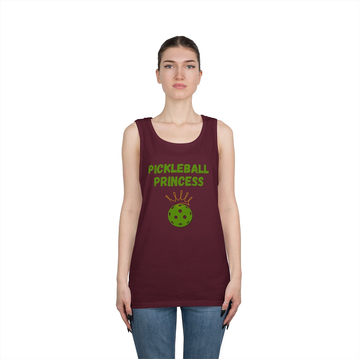 Pickleball Princess // Unisex Heavy Cotton Tank Top