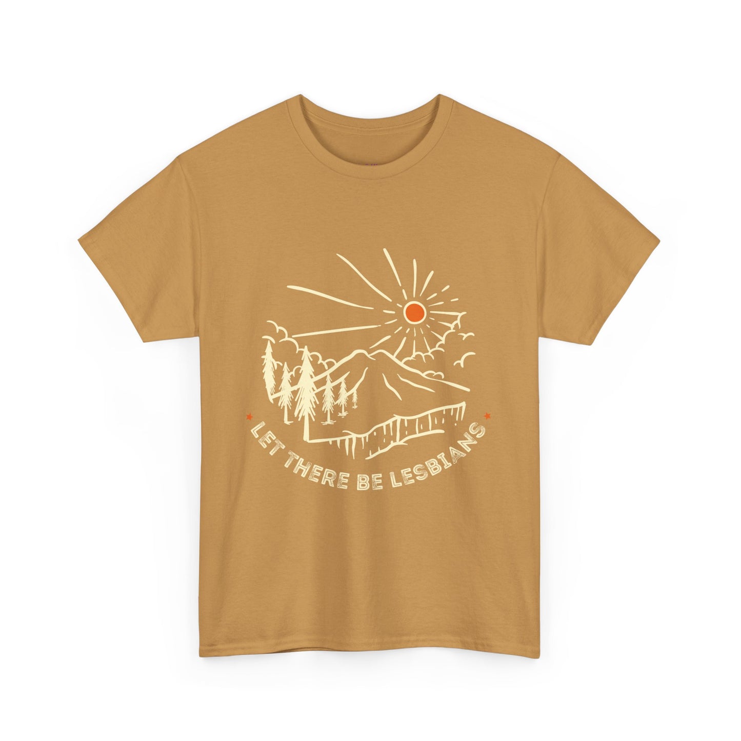 Let There Be Lesbians // Unisex Heavy Cotton Tee - Pride Fashion Statement T-Shirt
