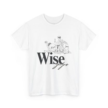 Wise Guys Unisex Heavy Cotton Tee - Stylish Graphic Tee for Casual Wear