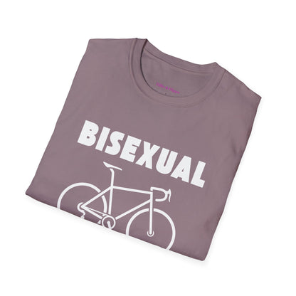 Bisexual (Road) Bicyclist  // Unisex Softstyle T-Shirt