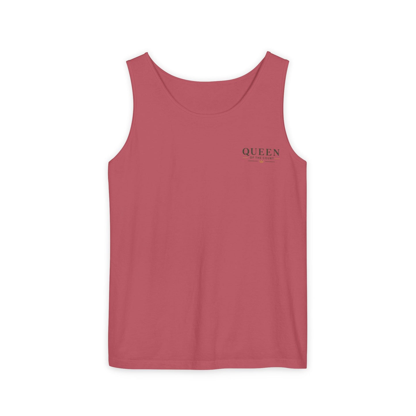 Pickleball - Queen of the Court - Vintage Playing Card - Tank Top — Graphic Tank