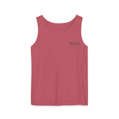 Pickleball - Queen of the Court - Vintage Playing Card - Tank Top — Graphic Tank