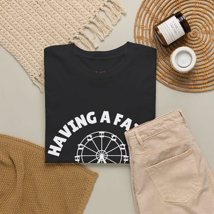 Having A Fairly Good Time // Ferris Wheel Good Time Punny Unisex Heavy Cotton Tee