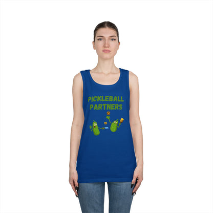 Pickleball Partners 1 // Unisex Heavy Cotton Tank Top