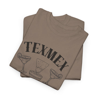 Tex-Mex Forever - Ritas & Queso // Unisex Heavy Cotton Tee - Fun Casual T-Shirt for Food Lovers