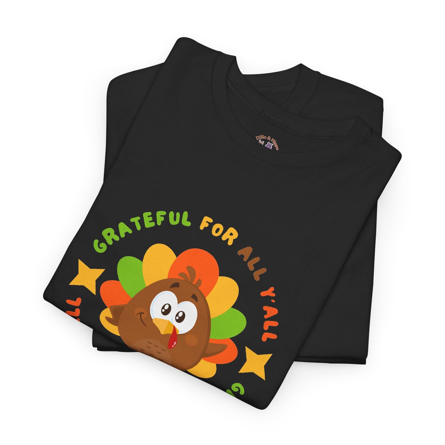 Grateful for All Y'all with Turkey // Unisex Jersey Short Sleeve Tee