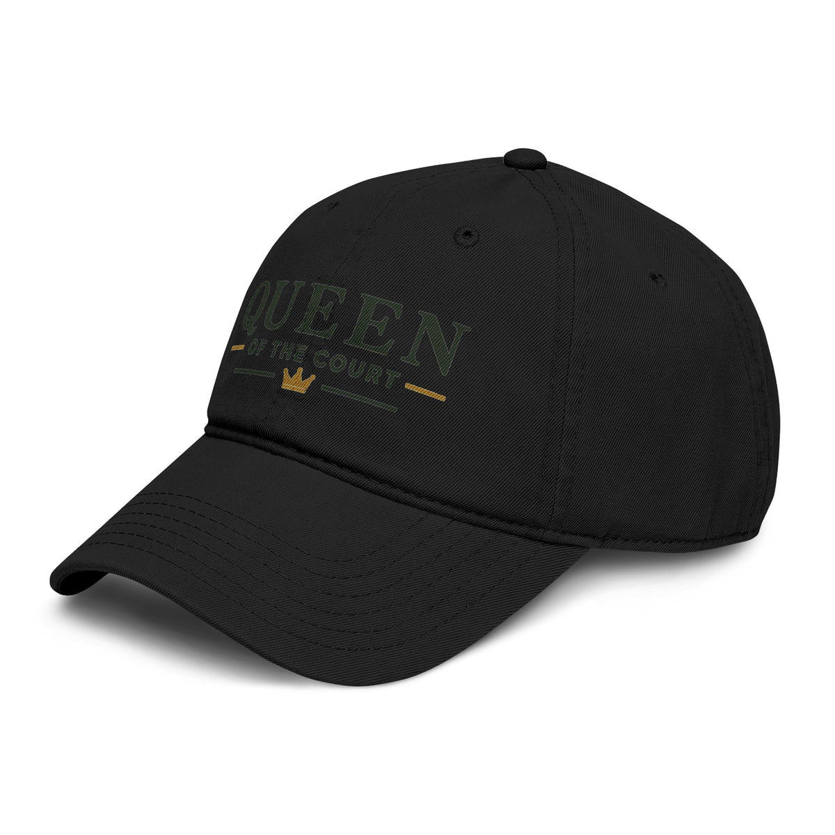 Queen of the Court Washed Baseball Cap — Pickleball or Tennis Player Hat