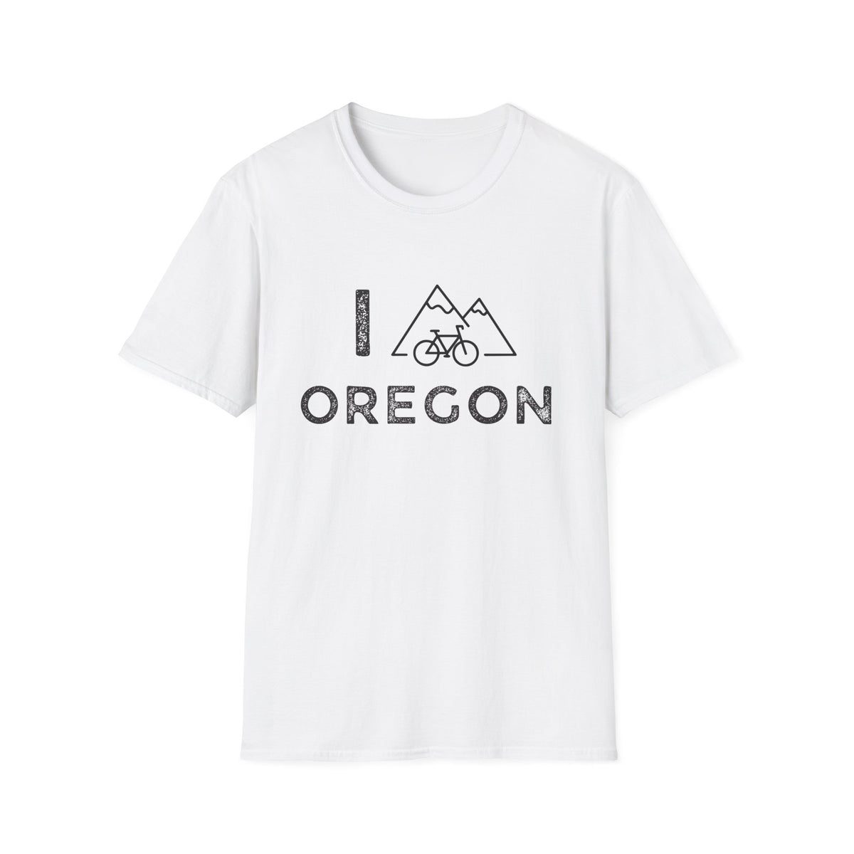 I (Mountain) Bike Oregon // Unisex Softstyle T-Shirt