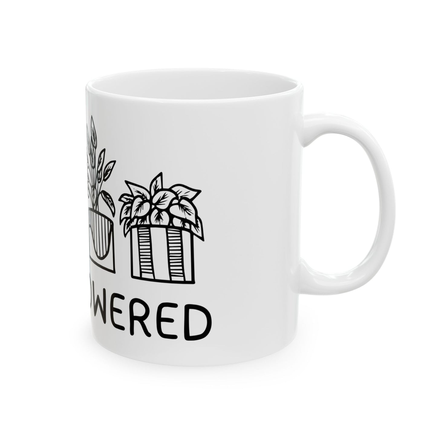 Plant Powered // Ceramic Mug, (11oz, 15oz)