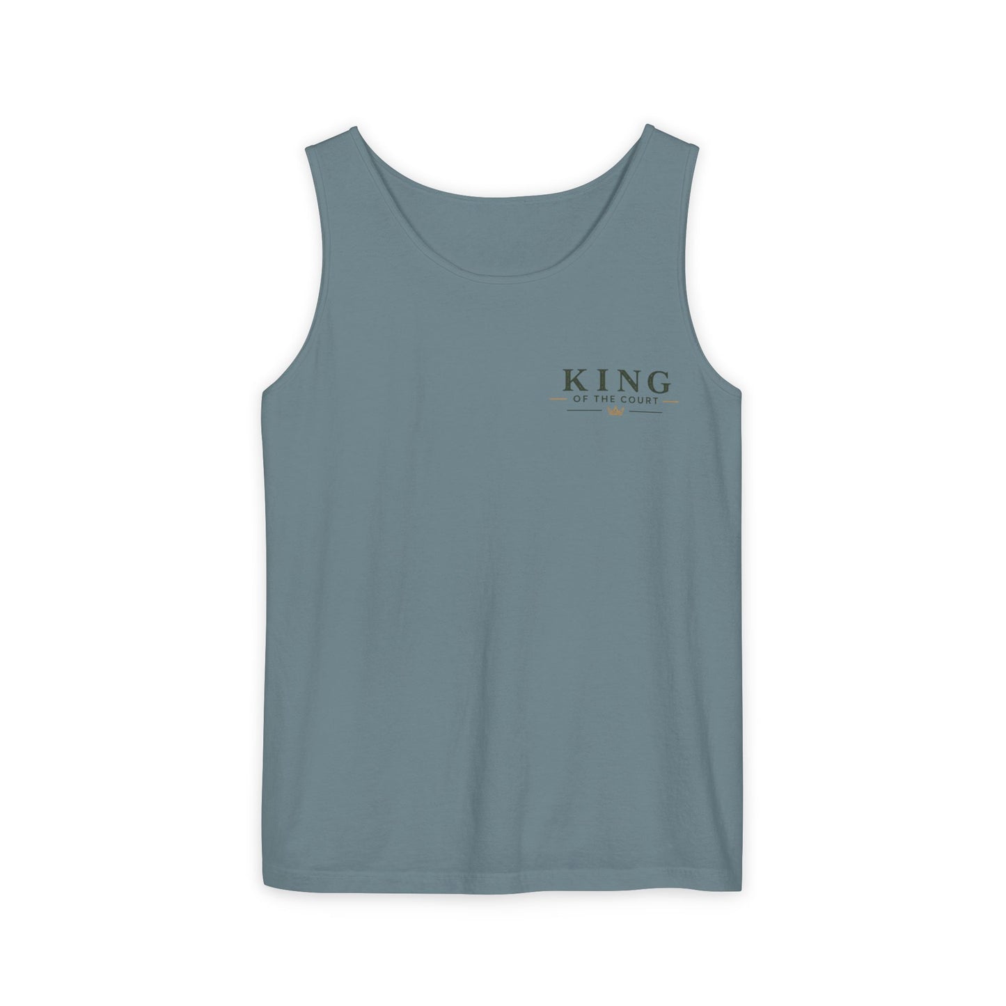 Tennis - King of the Court - Vintage Playing Card - Tank Top — Graphic Tank