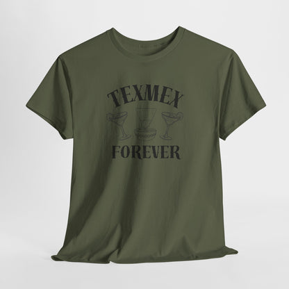 Tex-Mex Forever - Ritas & Queso // Unisex Heavy Cotton Tee - Fun Casual T-Shirt for Food Lovers