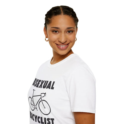 Bisexual (Road) Bicyclist  // Unisex Softstyle T-Shirt
