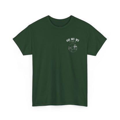 Oh My My Vintage Vinyl Graphic - Pocket Placement // Unisex Heavy Cotton Tee - Perfect for Music Lovers