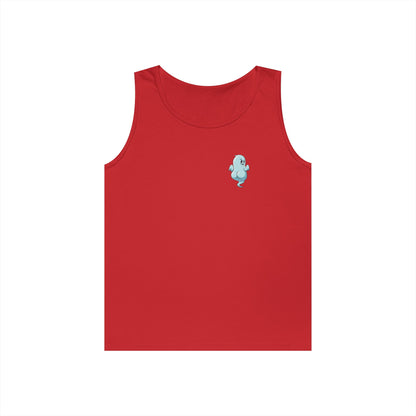 Power Bottom Autumn- Blue Ghost // Playful Tank Top for Unisex