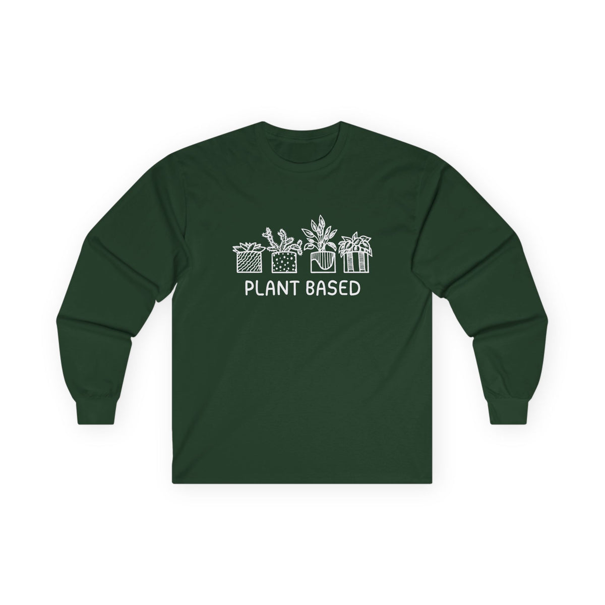 Plant-Based // Long Sleeve Tee - Eco-Friendly Apparel for Garden Lovers