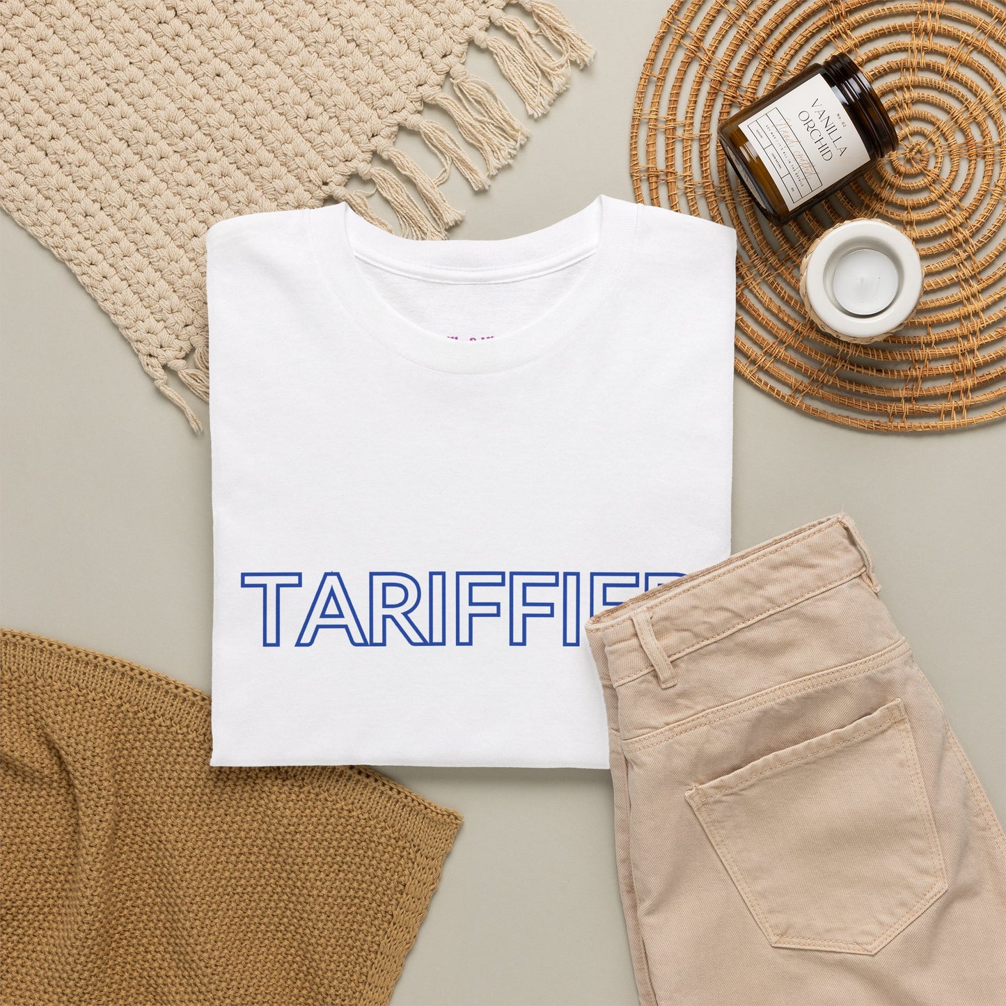 Tarrified // Unisex Heavy Cotton Tee - Scary Economy Statement Shirt
