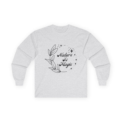 Nature is Magic // Unisex Ultra Cotton Long Sleeve Tee - Embrace Nature's Beauty