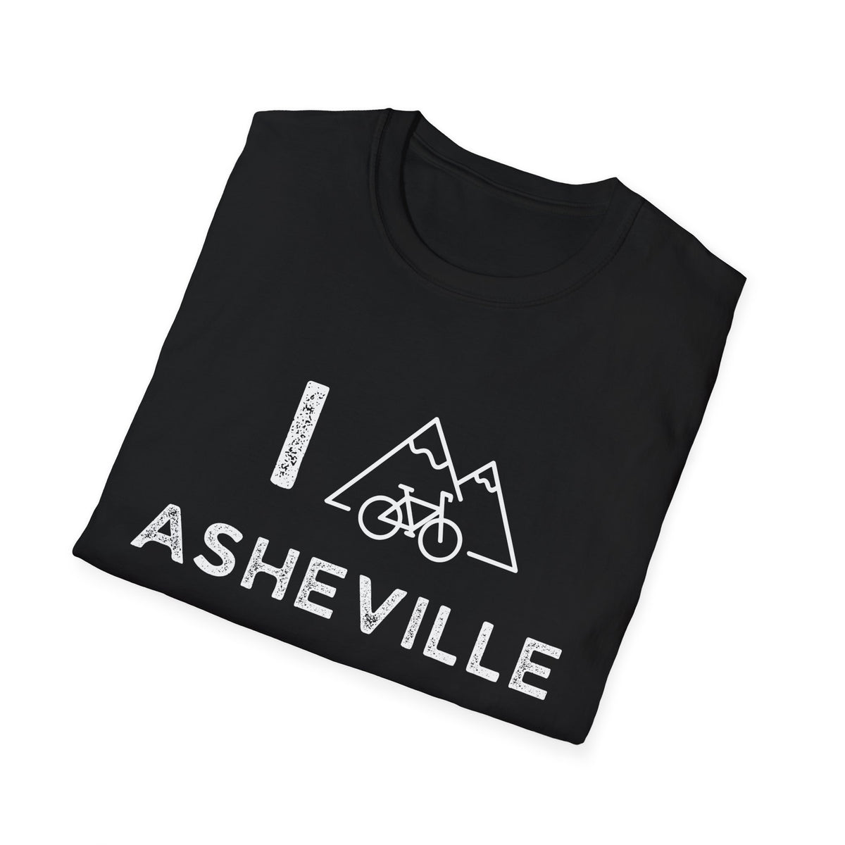 I (Mountain) Bike Asheville // Unisex Softstyle T-Shirt