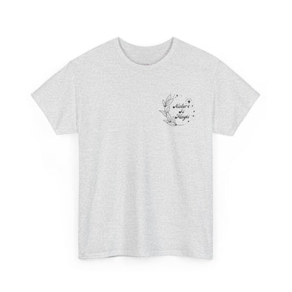 Nature is Magic - Pocket Placement // Unisex Heavy Cotton Tee - Nature-Themed Casual Wear