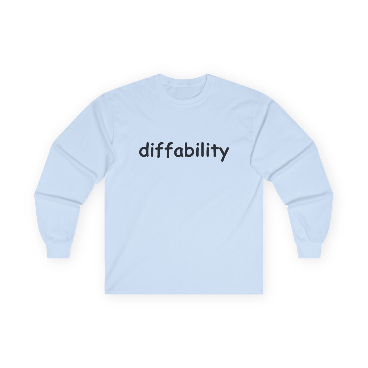 Diffability // Unisex Ultra Cotton Long Sleeve Tee