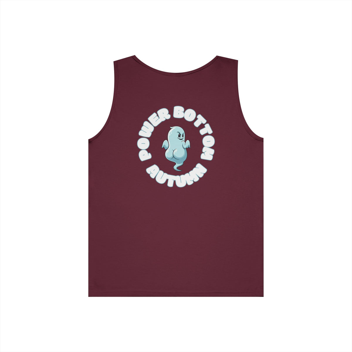Power Bottom Autumn- Blue Ghost // Playful Tank Top for Unisex
