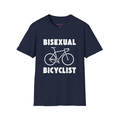 Bisexual (Road) Bicyclist  // Unisex Softstyle T-Shirt