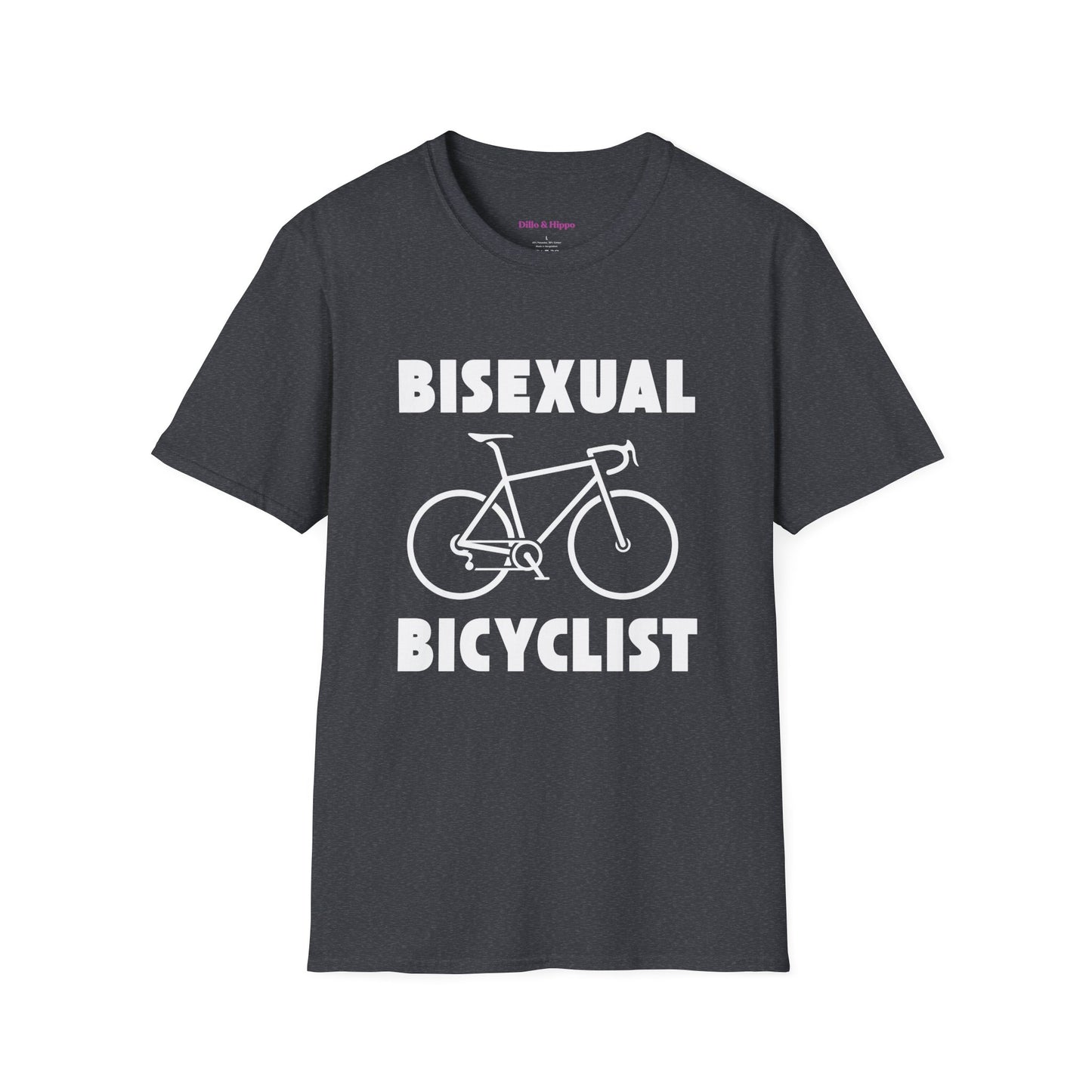 Bisexual (Road) Bicyclist  // Unisex Softstyle T-Shirt