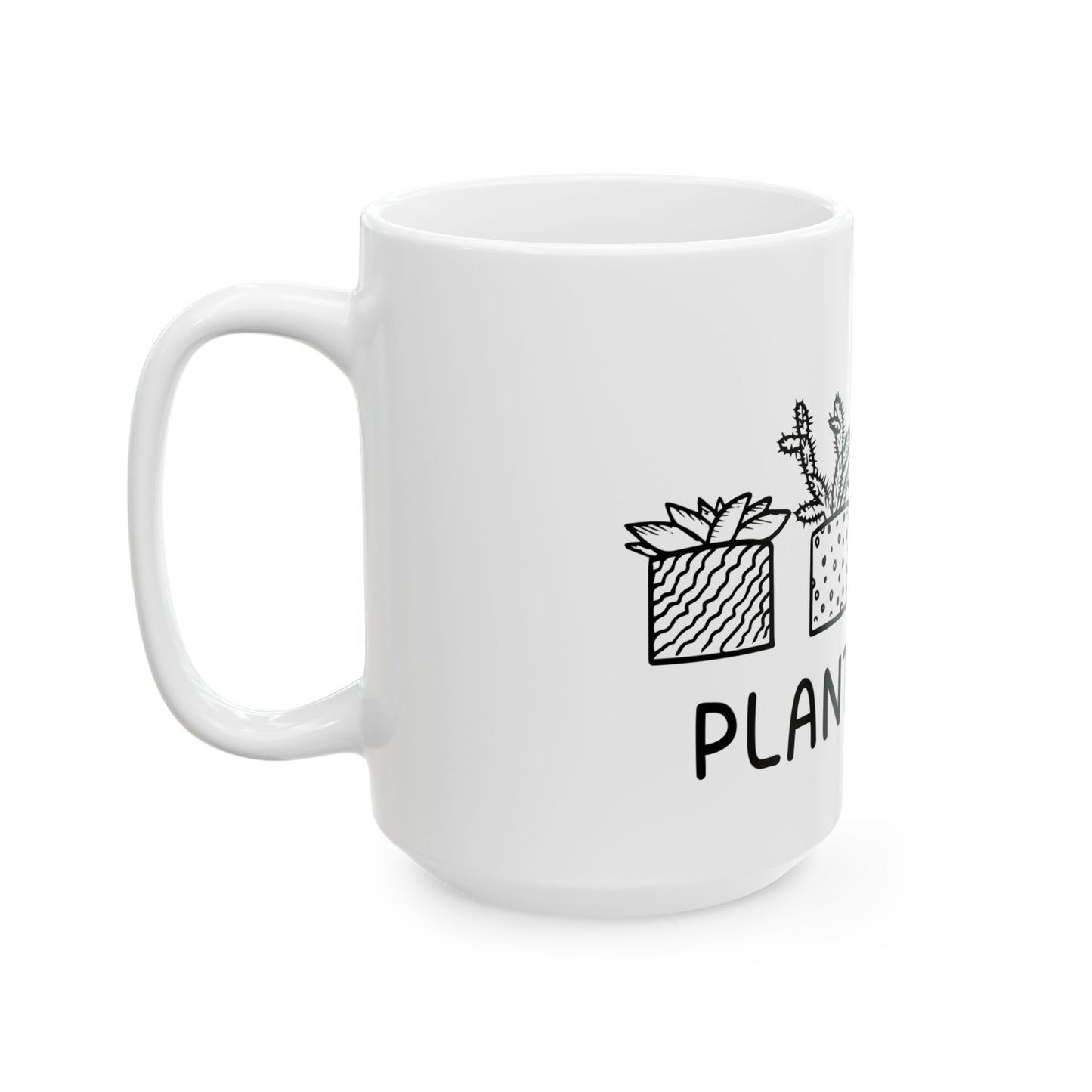 Plant Based // Ceramic Mug, (11oz, 15oz)