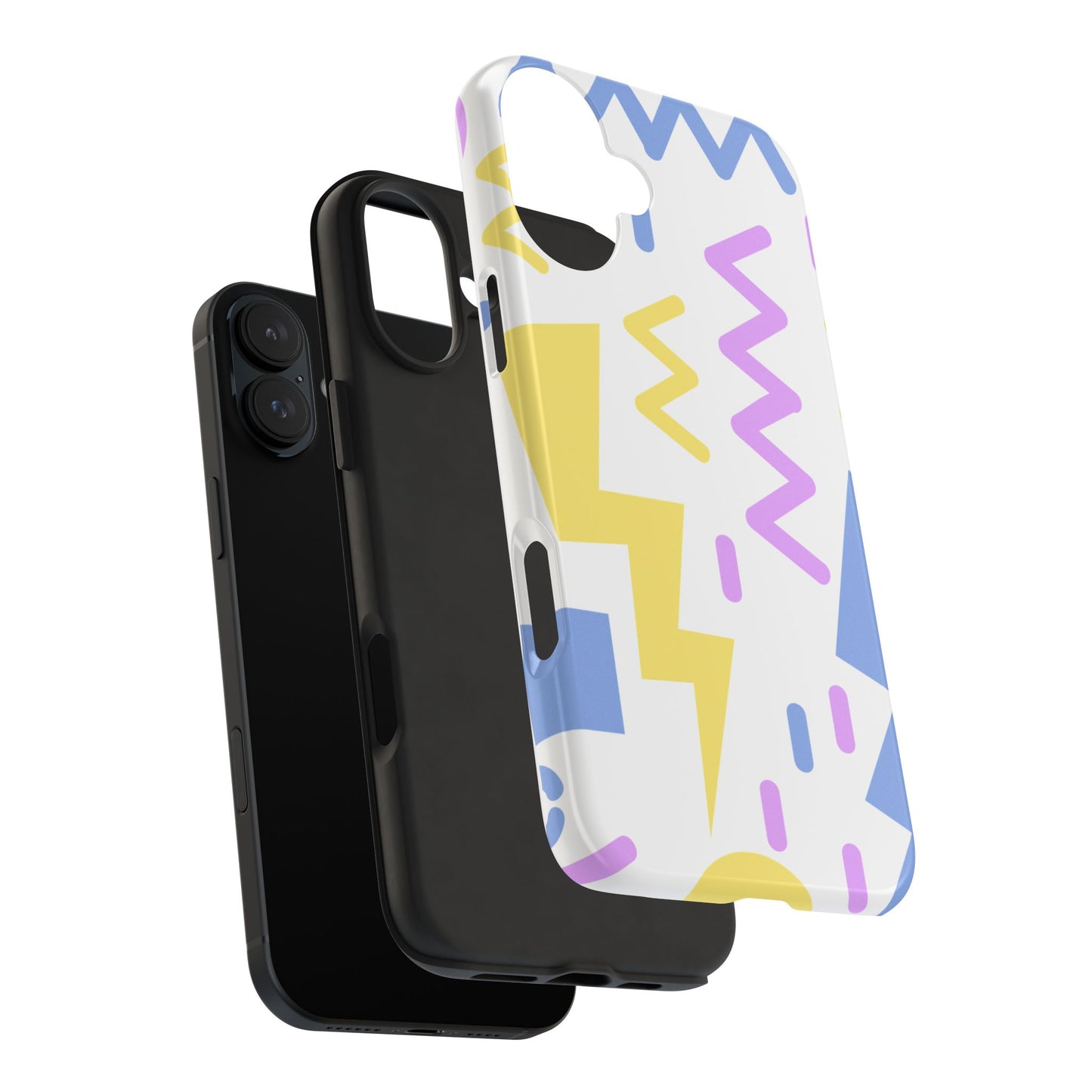 Zig Zag and Shapes // iPhone Case