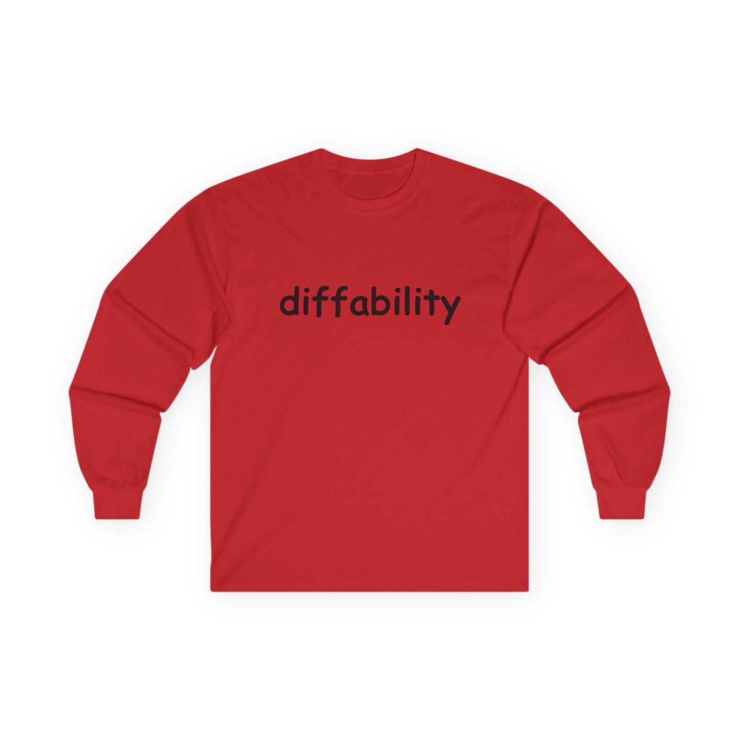 Diffability // Unisex Ultra Cotton Long Sleeve Tee
