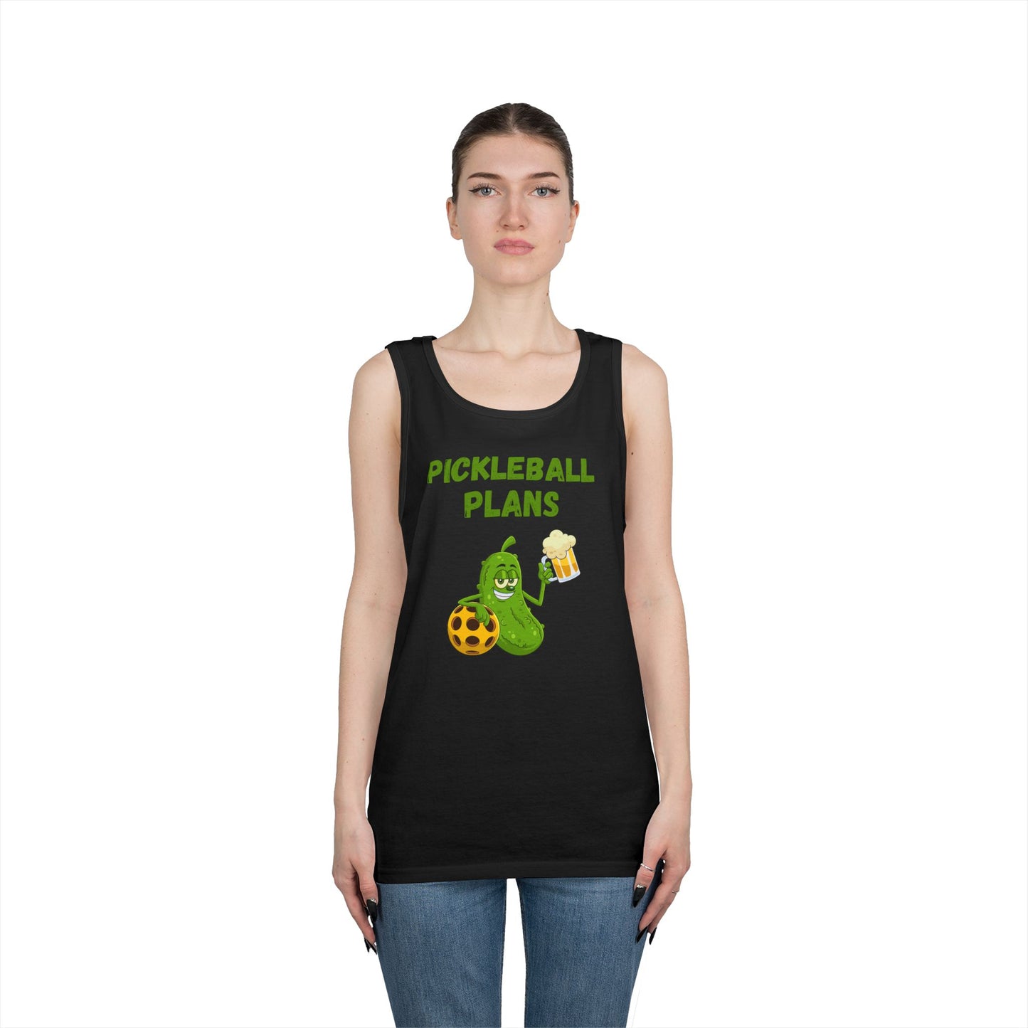 Pickleball Plans // Unisex Heavy Cotton Tank Top
