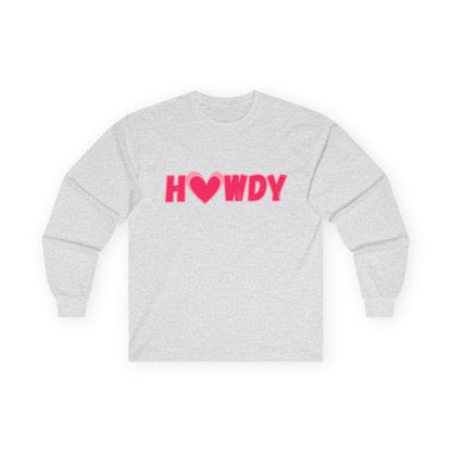 H<3wdy // Heart Long Sleeve Tee – Unisex Ultra Cotton Shirt for Casual Style