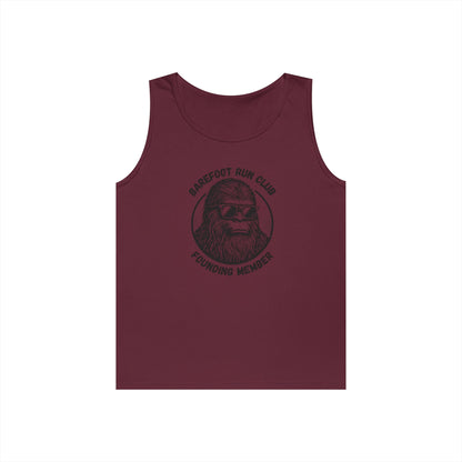 Barefoot Run Club Founding Member //  Unisex Heavy Cotton Tank Top