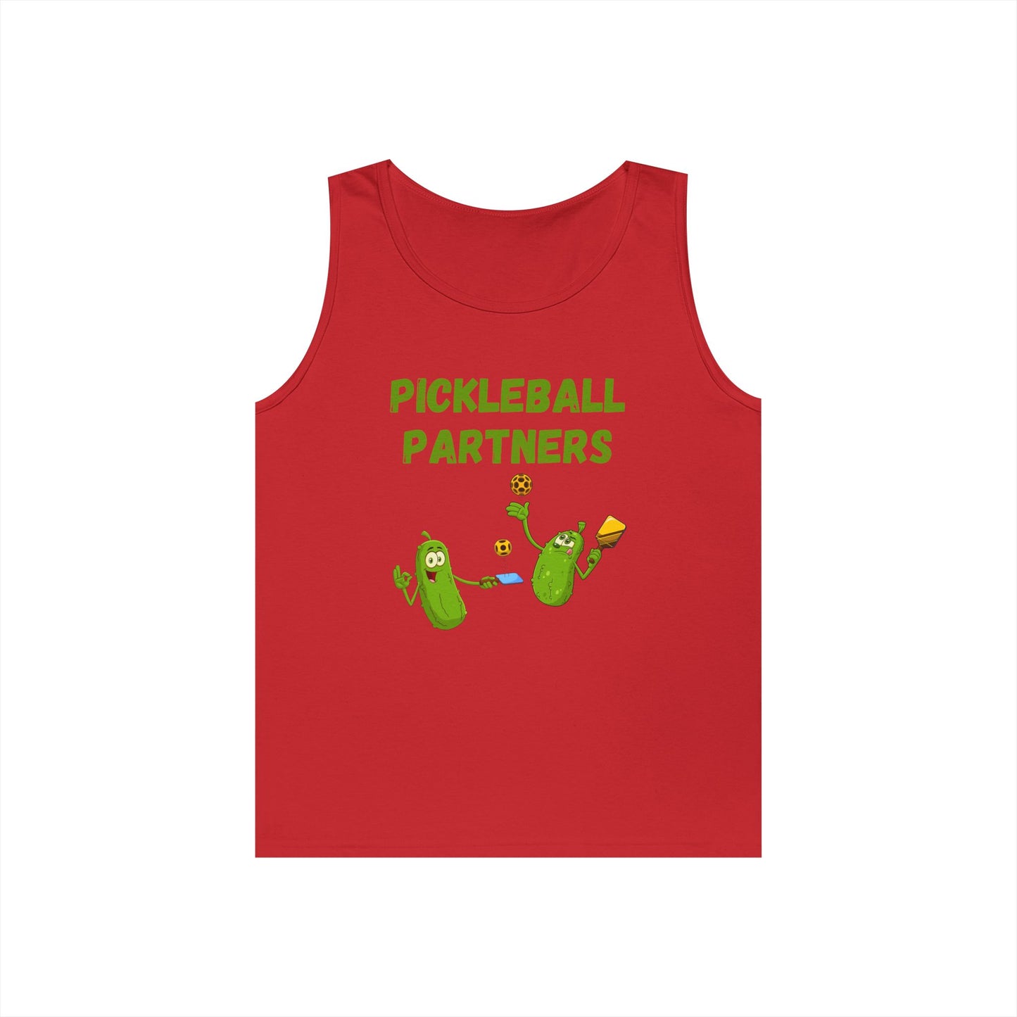 Pickleball Partners 1 // Unisex Heavy Cotton Tank Top