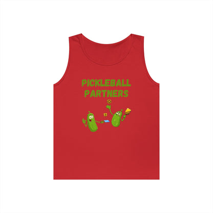 Pickleball Partners 1 // Unisex Heavy Cotton Tank Top