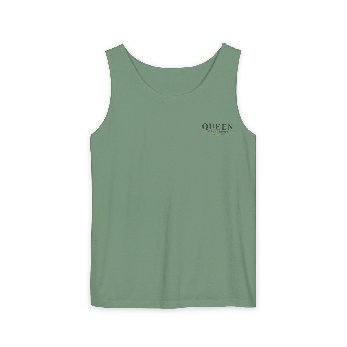 Pickleball - Queen of the Court - Vintage Playing Card - Tank Top — Graphic Tank