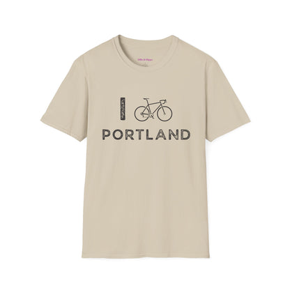 I (Road) Bike Portland // Unisex Softstyle T-Shirt