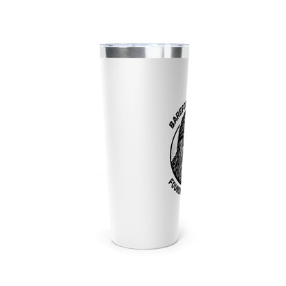 Barefoot Lift Club Founding Member // Copper Vacuum Insulated Tumbler, 22oz - Blue Text