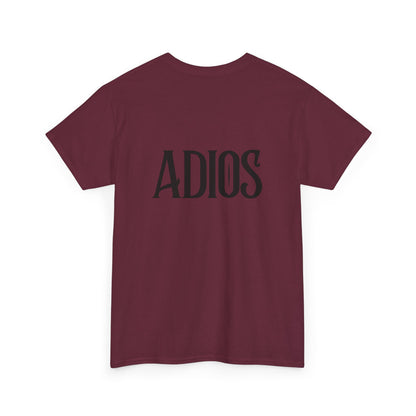 Howdy & Adios  // Unisex Heavy Cotton Tee - Casual Statement Shirt