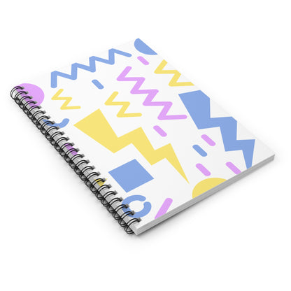 Bolts and Squares // Spiral Notebook - Ruled Line