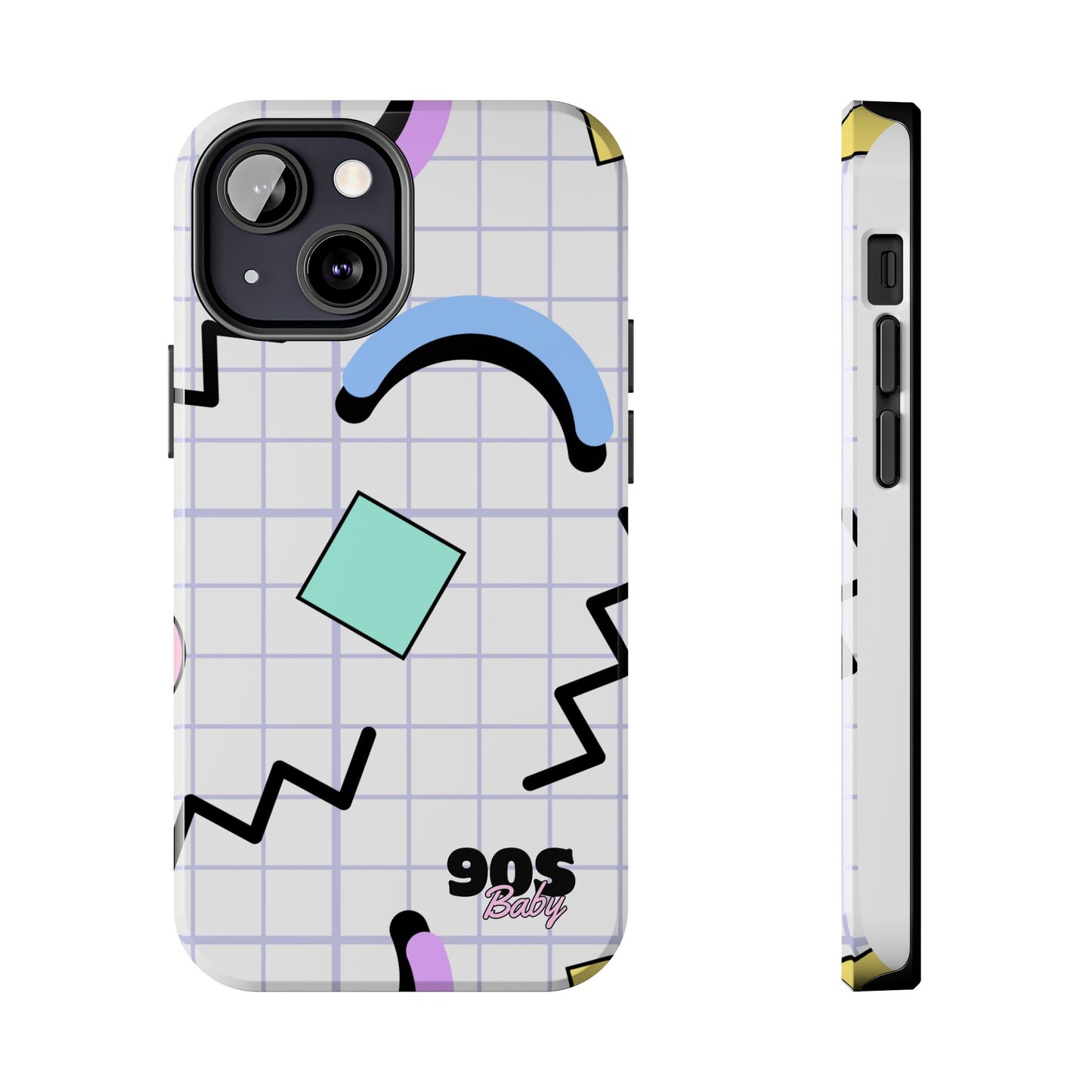 90s Baby Zig Zag and Shapes // iPhone Case