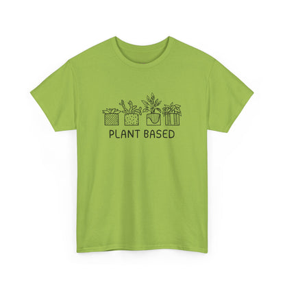 Plant Based // Unisex Heavy Cotton Tee - Perfect for Everyday Comfort