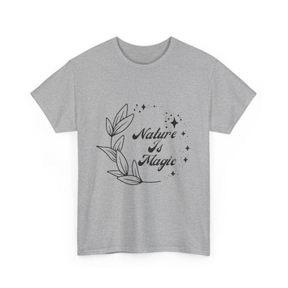 Nature is Magic // Unisex Heavy Cotton Tee - Nature-Themed Casual Wear
