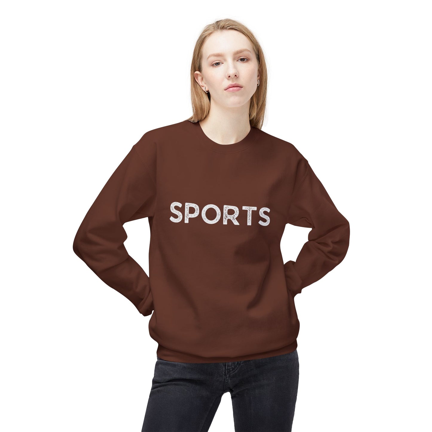 Sports // Unisex Midweight Softstyle Fleece Crewneck Sweatshirt