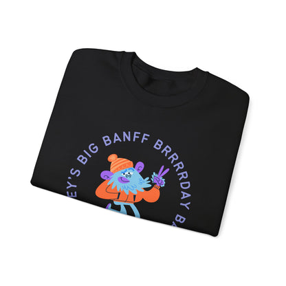 Custom- Pipey's Big Banff Brrrrday Bash // Big Chill Vibes Crewneck Sweatshirt - Unisex Heavy Blend™