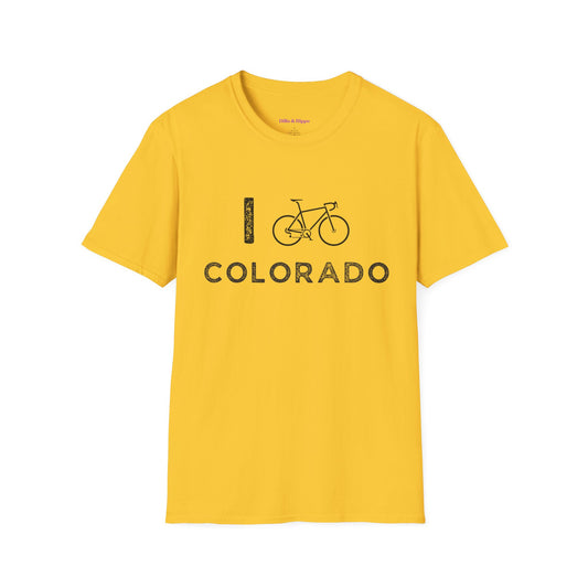 I (Road) Bike Colorado // Unisex Softstyle T-Shirt